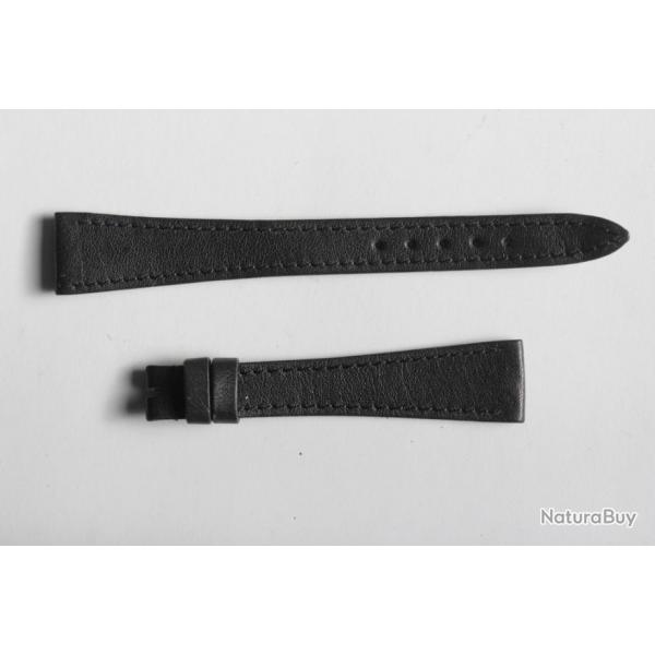 Bracelet montre Universal Genve noir 15 mm