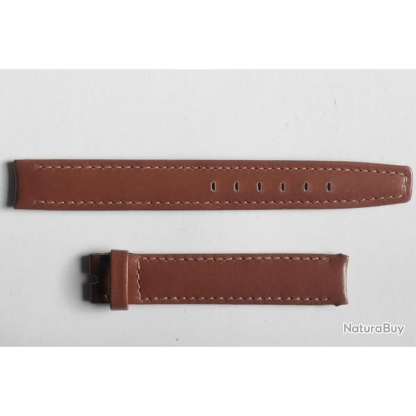 Bracelet montre Universal Genve cuir marron 15 mm