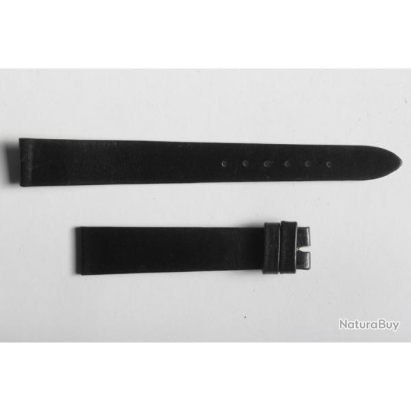 Bracelet montre Universal Genve noir 15 mm