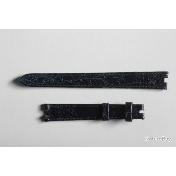 Bracelet montre Universal Genve croco bleu marine 13 mm