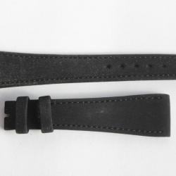Bracelet montre Universal Genève velours noir 18 mm vintage
