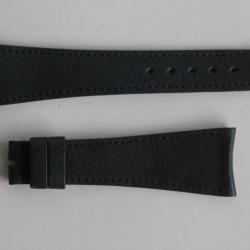 Bracelet montre Universal Genève cuir bleu marine 22 mm