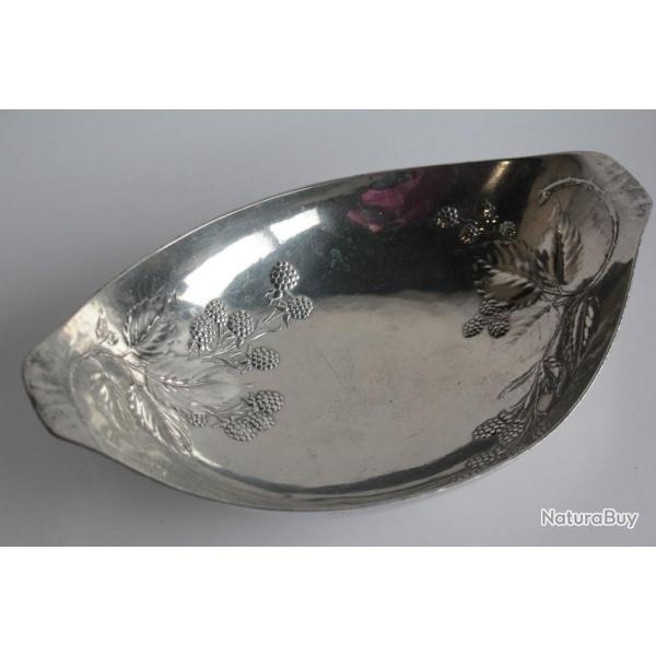 Corbeille  fruits mtal argent Mres