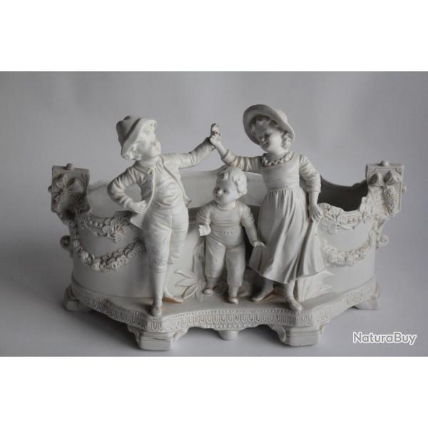 Jardinire Porcelaine biscuit Enfants