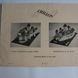 Maquette jeu de construction Chateau de Chillon série M 41-44