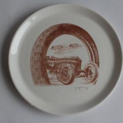 Assiette publicitaire Pirelli LUNEVILLE Keller & Guérin Automobile