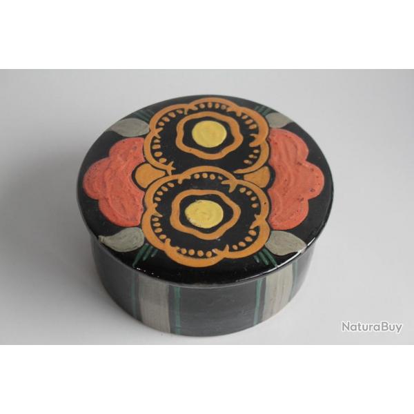 Paul Ami BONIFAS Boite ronde cramique