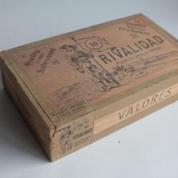 Boîte à Cigarettes bois Rivaldad marca registrada Valores
