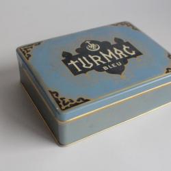 Boîte à Cigarettes tôle Turmac bleu