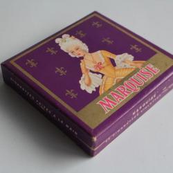 Boîte à cigarettes carton Marquise violettes no268