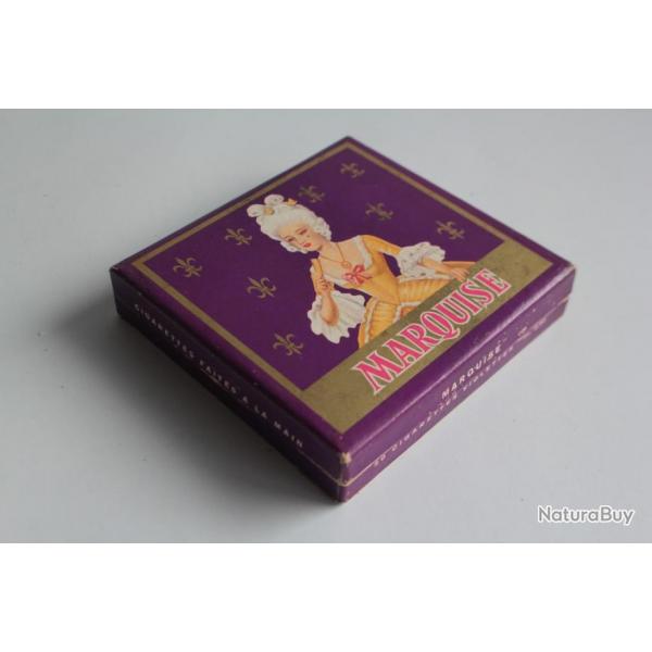 Bote  cigarettes carton Marquise violettes no268