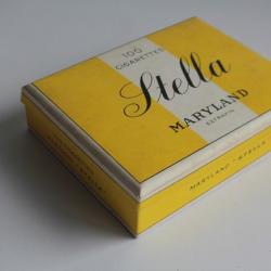 Boîte à cigarettes carton ED. Laurens Stella Maryland extrafin
