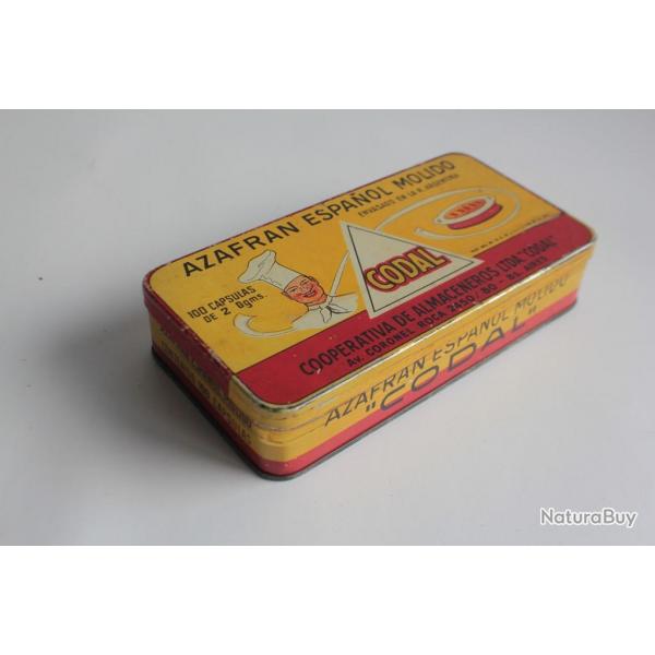 Bote tle lithographie bouillon Azafran Espanol Molido Codal