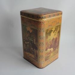 Boîte à biscuits tôle Confiserie lausannoise Henri Rossier