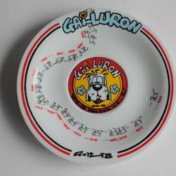 Assiette céramique Gai-Luron Gotlib Fluide glacial