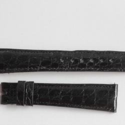 Bracelet montre Watches of Switzerland croco noir 18 mm