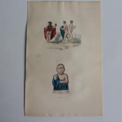 Gravure BUFFON Monstres XIXe siècle