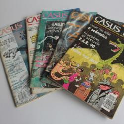 5 magazines hebdomadaire Casus Belli n°40 à 45 année 80