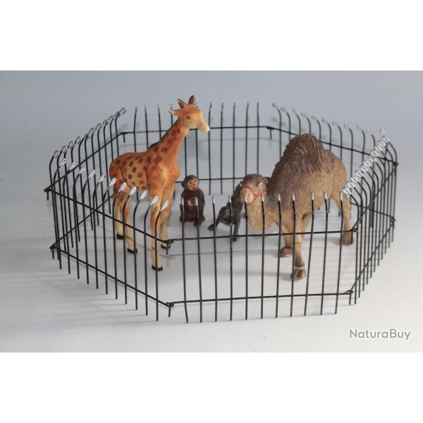 Girafe Dromadaire Singes Zoo Elastolin Hausser composition Jouet