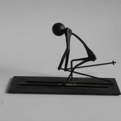 Sculpture Horseshoe nail figure handcrafted in australia R.K. Graham