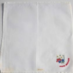 Mouchoir brodé coton Grand-Bornand