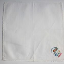 Mouchoir brodé coton Suisse