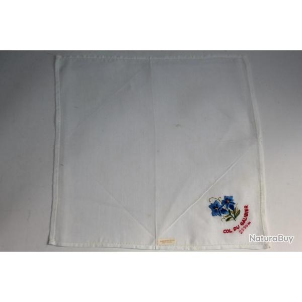 Mouchoir brod coton Col du Galibier