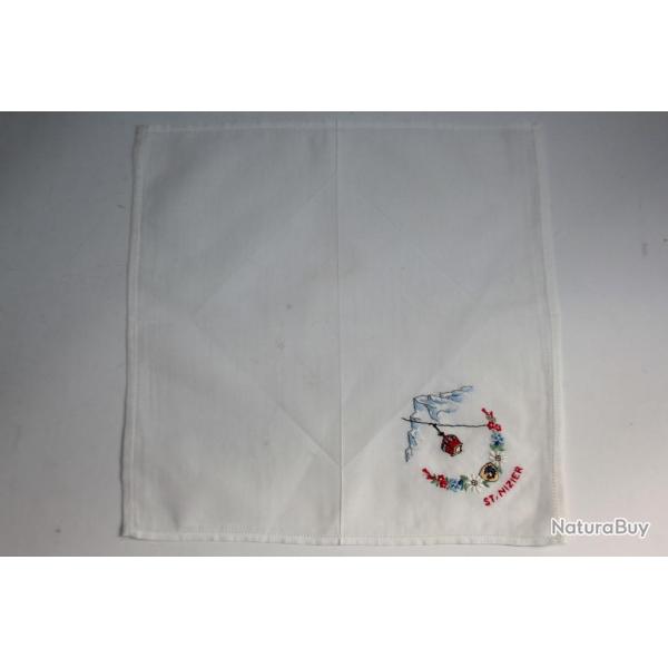 Mouchoir brod coton St Nizier