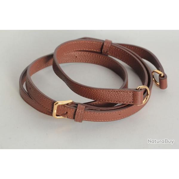 BURBERRY Bandoulire Sac  main cuir marron