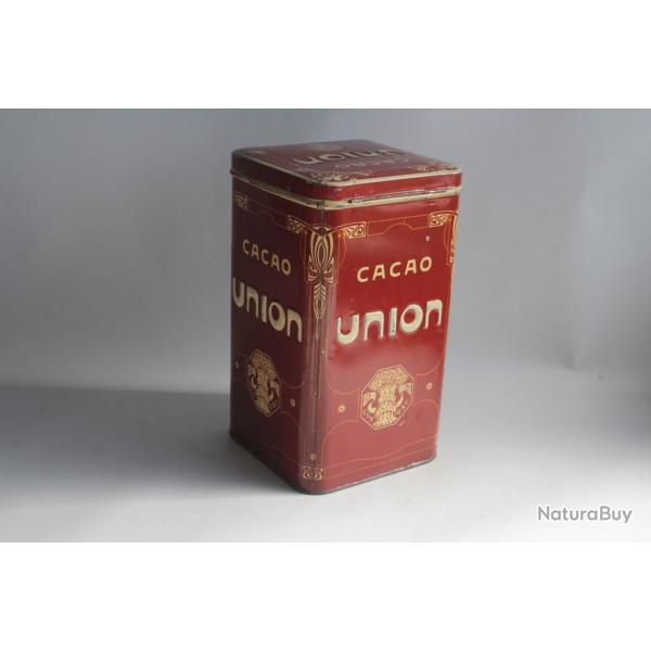 Bote chocolats tle lithographie Cacao Union