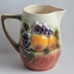 Pichet barbotine Fruits St Clément N°7528