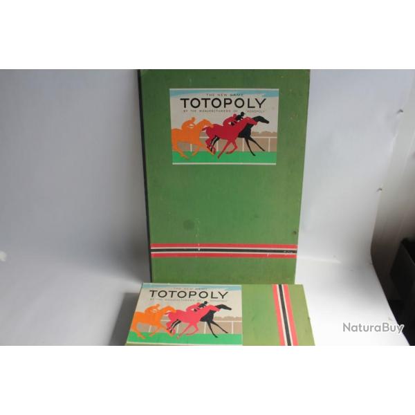 Jeu de socit Totopoly the new game Monopoly 1939