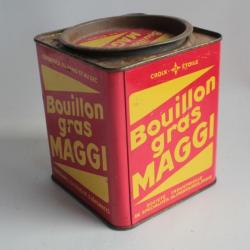 Boîte tôle lithographiée bouillon Maggi en cubes