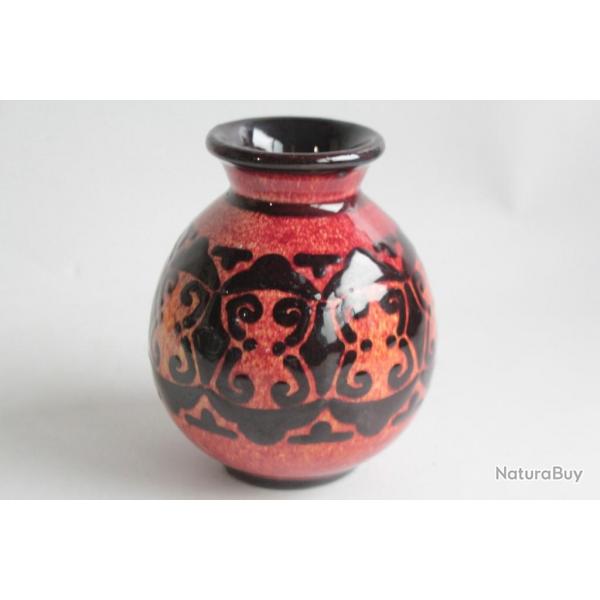 Vase cramique Paul JACQUET Annecy Savoie Poterie