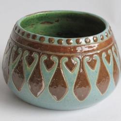 Pot terre vernissée Anna Dupias Alexandre Liotard Ferney Voltaire