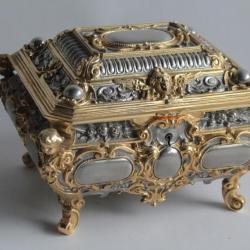Coffret à bijoux bronze Louis XV Putti Allemagne