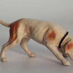 Chien de chasse Elastolin Hausser composition Jouet