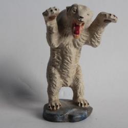 Ours blanc Elastolin Hausser composition Jouet