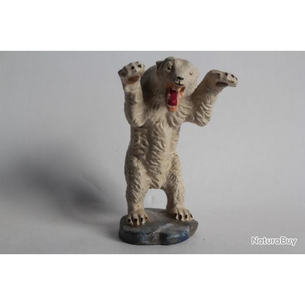 Ours blanc Elastolin Hausser composition Jouet