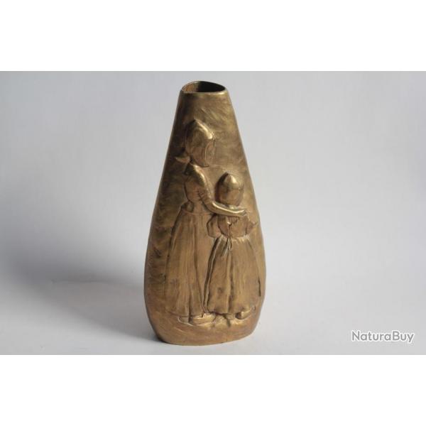 Bronze Peter TERESZCZUK Femme partiellement nue Art nouveau