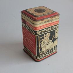 Boîte chocolats tôle lithographiée Cacao Hémacolade