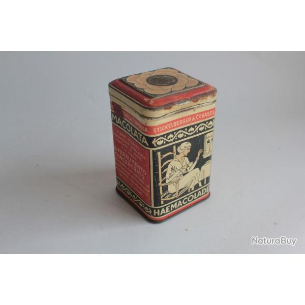 Bote chocolats tle lithographie Cacao Hmacolade