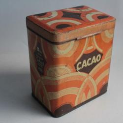 Boîte chocolats tôle lithographiée Cacao solubilisé Suchard