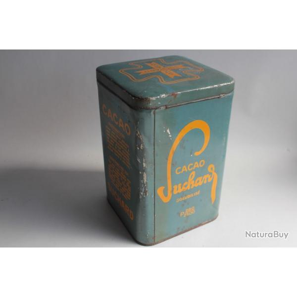 Bote chocolats tle lithographie Cacao solubilis Suchard