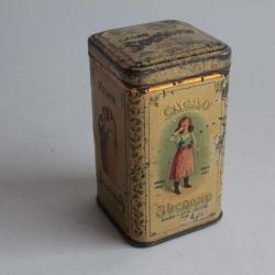 Boîte chocolats tôle lithographiée Cacao solubilisé Suchard