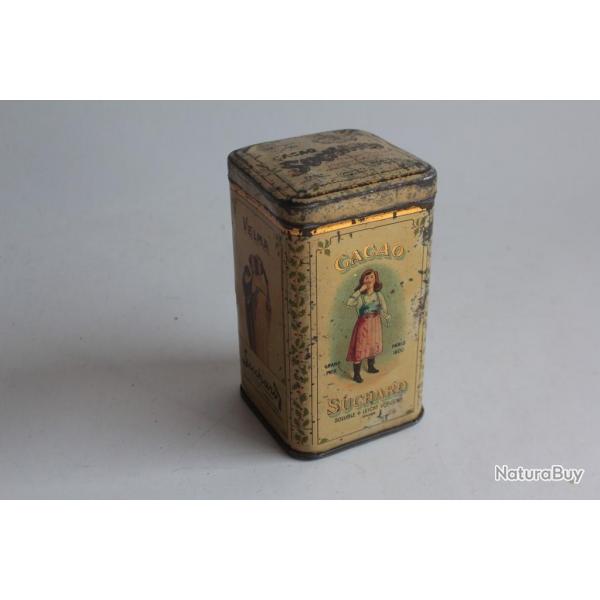 Bote chocolats tle lithographie Cacao solubilis Suchard