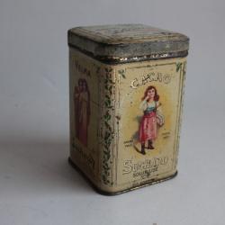 Boîte chocolats tôle lithographiée Cacao solubilisé Suchard