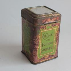 Boîte à chocolat cacao tôle lithographiée Confiserie Bérard