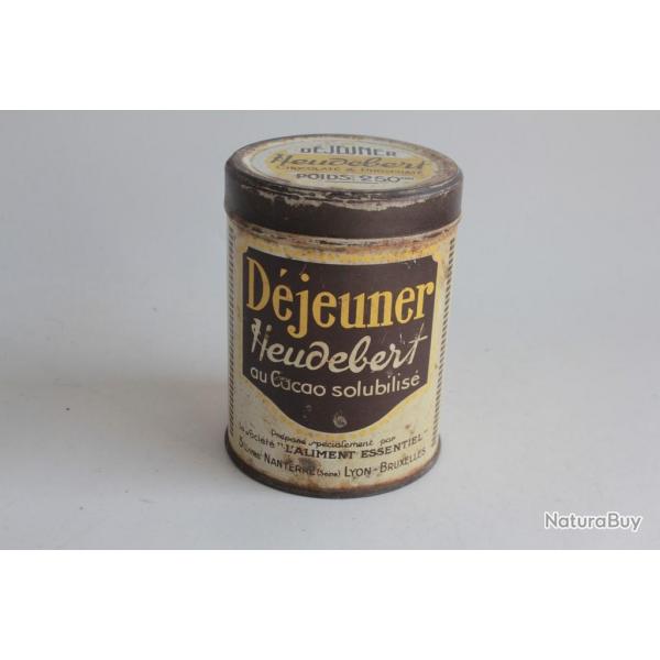 Bote chocolat tle lithographie Djeuner Heudebert Cacao solubilis