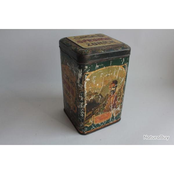 Bote tle lithographie chocolat Cacao Sprngli Zurich